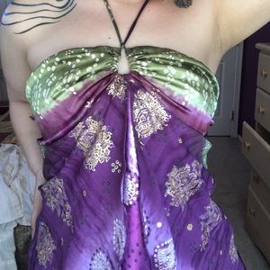 Funky halter/ tube top